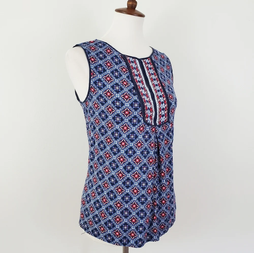 Max Studio Split Neck / Keyhole Top - Picture 8 of 12